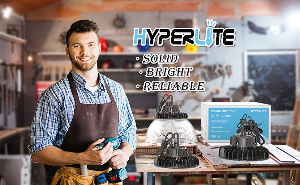 Hyperlite LED High Bay Light Black Hero Series