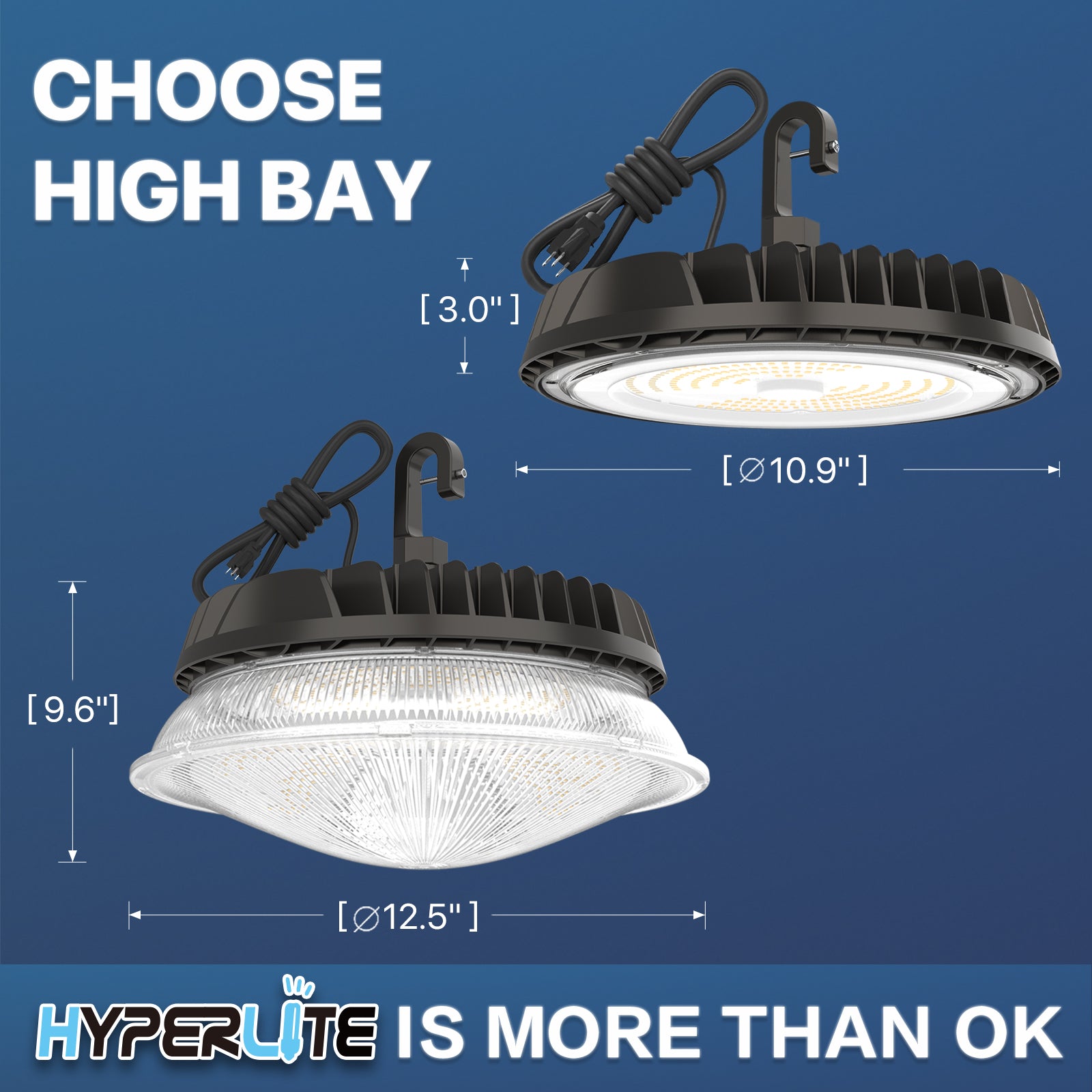 Hyperlite High Bay Light Saturn Series 150W/200W, 5000K