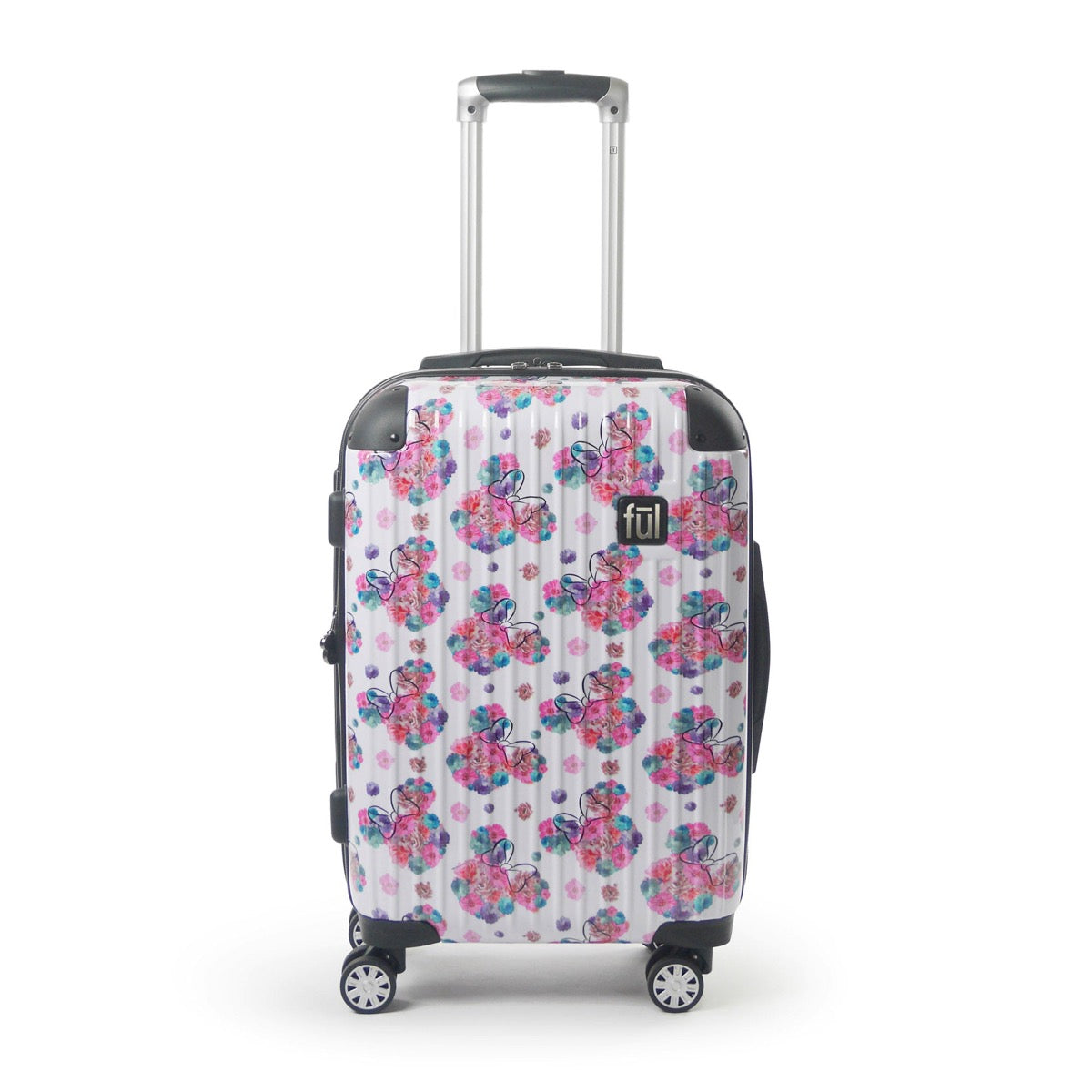 printed luggage