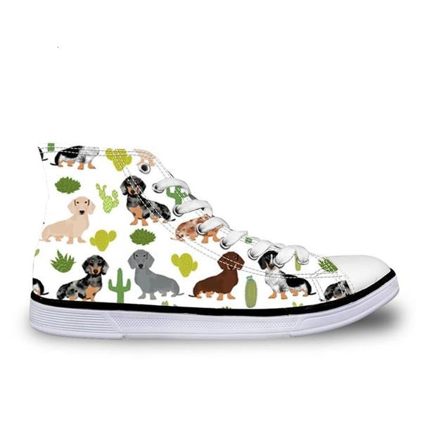 Dachshund Canvas Sneakers – Ploocy