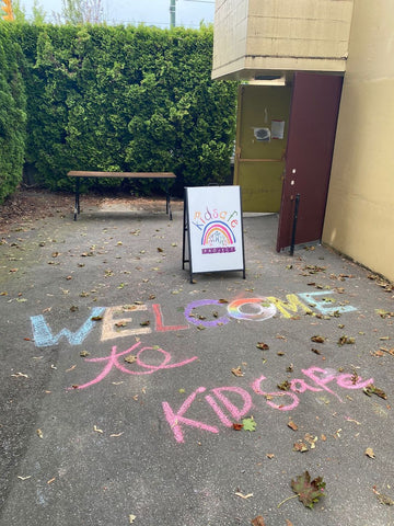 KidSafe sign outside school.