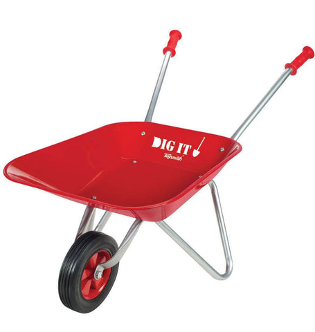 child size metal wheelbarrow