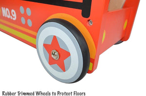 wooden fire engine walker