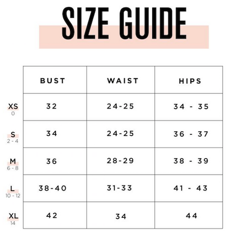 Size Guide – Material Gurlz