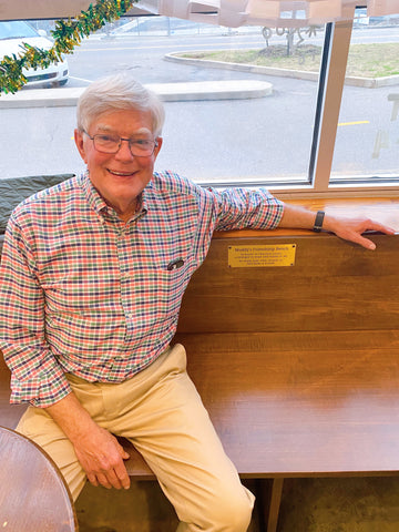 charlton with bench dedication plaque