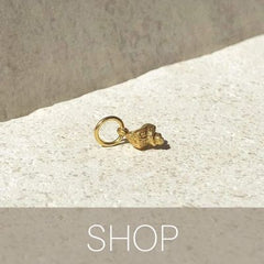 gold shell pendant every day jewelry bonito