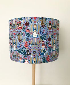 mesmerizing blue lampshades