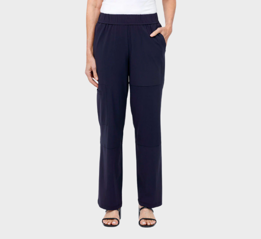  Elliott Lauren Como Stretch Cotton Front Pants with