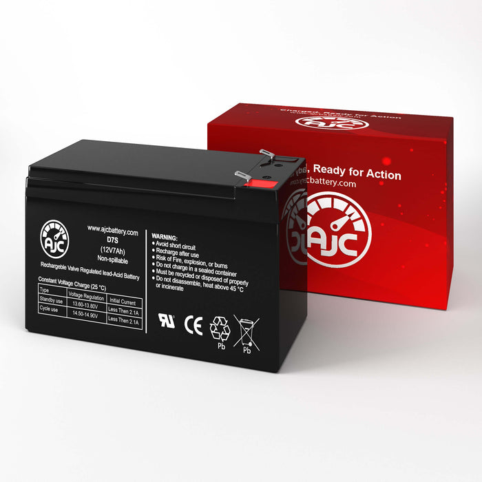 Notifier PE6512 12V 7Ah Emergency Light Replacement Battery