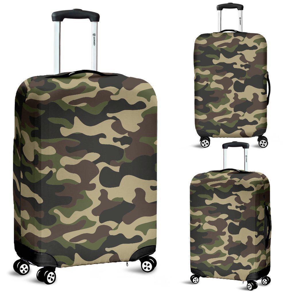 army green luggage