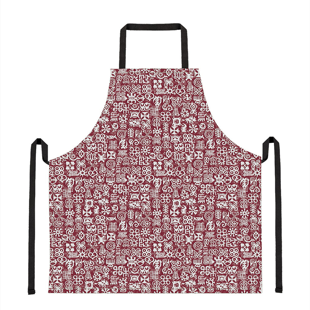 Red African Adinkra Tribe Symbols Apron – GearFrost