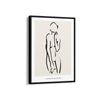 Female Line Art Boho Modern Wall Art