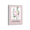 Hollyhock Botanical Modern Wall Art