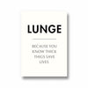 Lunge Definition Poster