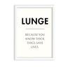 Lunge Definition Poster