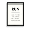 Run Definition Poster