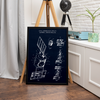 Communication Satellite Blueprint Premium Wall Art