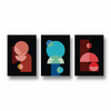 Set of 3 Geometric Modern Wall Art