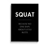 Squat Definition Poster