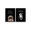 Set of 2 Dog Lover Posters