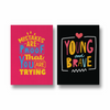 Set of 2 Vibrant Quotes Posters