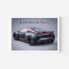 Life is too short to drive boring cars - McLaren 650S Wall Poster