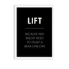 Lift Definition Poster