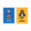 Captain America & Thor Set of 2 Posters
