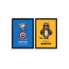 Captain America & Thor Set of 2 Posters