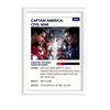 Captain America - Civil War Retro Wall Art