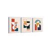 Set of 3 Geometric Modern Wall Art