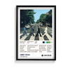 Abbey Road by The Beatles Music Album Poster