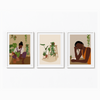 Set of 3 Kind Women Modern Wall Art