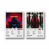 Starboy & After Hours Set of 2 The Weekend Album Posters