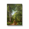 A Beech Wood in May near Iselingen Manor, Zealand by P. C. Skovgaard Landscape Art