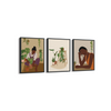 Set of 3 Kind Women Modern Wall Art