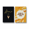 Home is where the heart is and home is where we stay Set of 2 home Posters