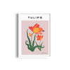 Tulips Botanical Modern Wall Art