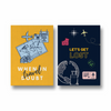 When in doubt & Let's get lost Set of 2 Travel Posters