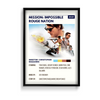 Mission Impossible Rogue Nation Retro Wall Art