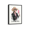 Live boldly, Fashion Poster