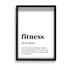 Fitness Definition Poster