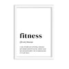 Fitness Definition Poster