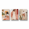 Set of 3 Women Modern Wall Art