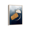 Celestial Blue Abstract Modern Wall Art