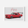 Patience is power - Ford Mustang Wall Poster