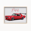 Patience is power - Ford Mustang Wall Poster