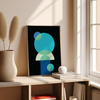 Arrival of Desire Abstract Geometric Modern Wall Art