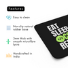 Eat Sleep Code Repeat Desk Mat
