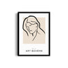 Female Line Art Boho Modern Wall Art